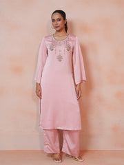 Blush Royalty Zardozi Co-Ord Set