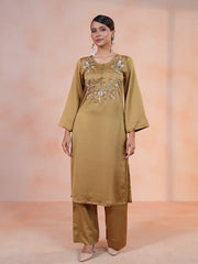 Gilded Olive Zardozi Co-Ord Set