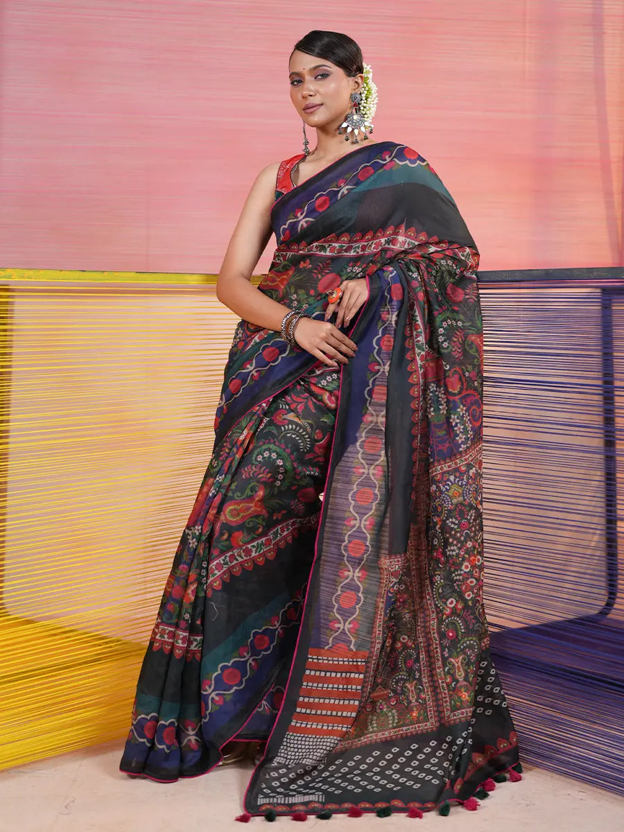 The Opulent Heritage Half Silk Saree