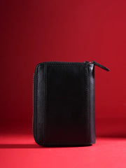 Multi-Zip Leather Wallet