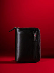 Multi-Zip Leather Wallet