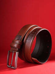 Vanguard Minimalist Plain Leather Dress Belt