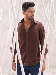 Men’s Classic Corduroy Double Pocket Shirt