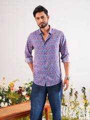 Amethyst Mosaic Digital Printed  Shirt