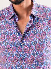 Amethyst Mosaic Digital Printed  Shirt