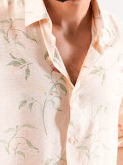 Peach Meadow Artisan Crinkle Shirt