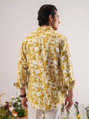 Golden Meadow Floral Shirt