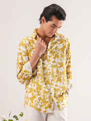 Golden Meadow Floral Shirt