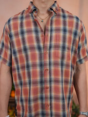 Sunset Plaid Casual Shirt
