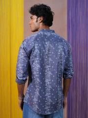 Slate Iris Striped Flora Katua