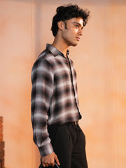 Twilight Ombre Plaid Casual Shirt