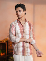 Men's Tie-Dye Casual Shirt