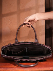 Heritage Zip Laptop Messenger Bag