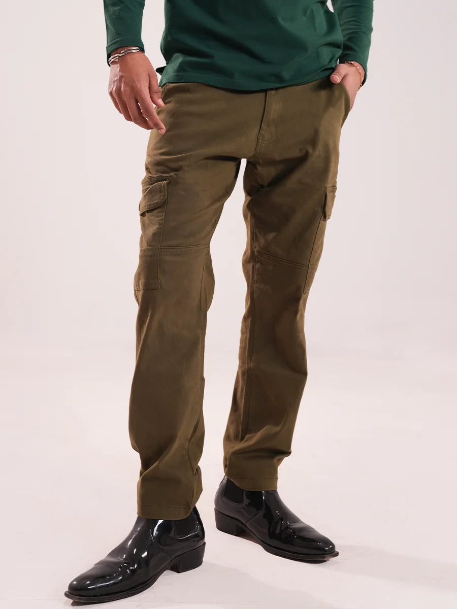 Men’s Olive green Utility Cargo Pants