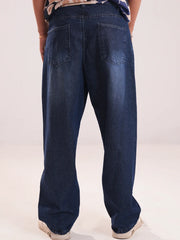 Men’s Indigo Wash Baggy Denim