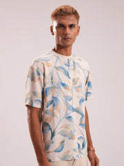 Ocean Breeze Botanical Drop Shoulder Tee