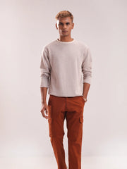 Men’s Classic Striped Full Sleeve Crew Neck Tee