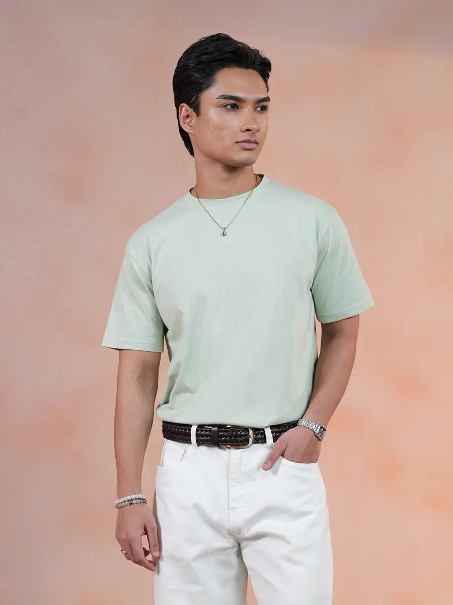 Mint Breeze Essential Premium Tee