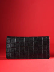 Urban Woven Unisex Leather Long Wallet