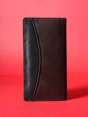 Horizon Dual-Tone Unisex Leather Long Wallet