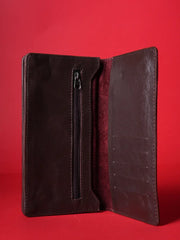 Horizon Dual-Tone Unisex Leather Long Wallet