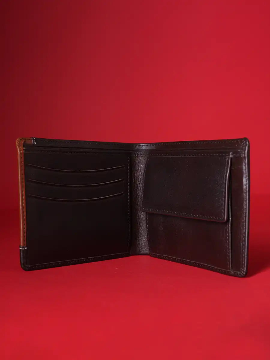 Horizon Dual-Tone Compact Bi-Fold Wallet